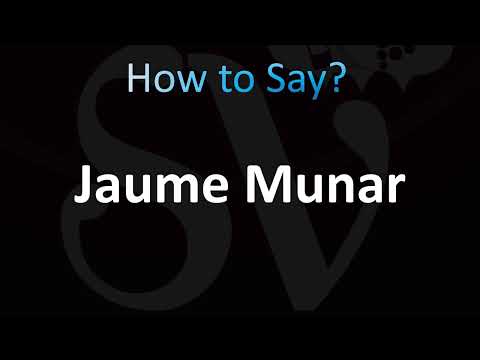 How to Pronounce Jaume Munar