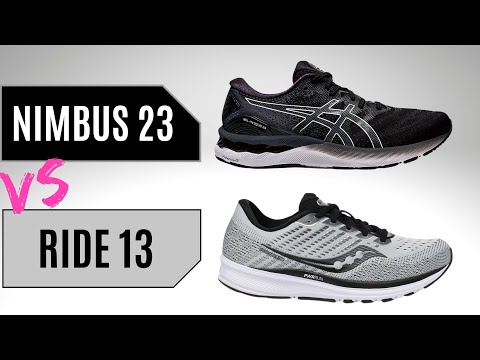Asics Gel Nimbus 23 Vs Saucony Ride 13