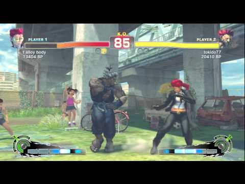 SSF4: t allou body (Viper) VS Tokido (Akuma)
