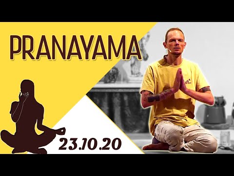Pranayama Wechselatmung Kapalabhati mit Mahindra 6.00 Uhr - 23.10.2020