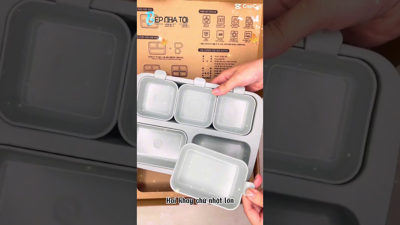 Đập hộp khay ăn trẻ em hiệu NESTIQUE N-11 BY https://bepnhatoi.com