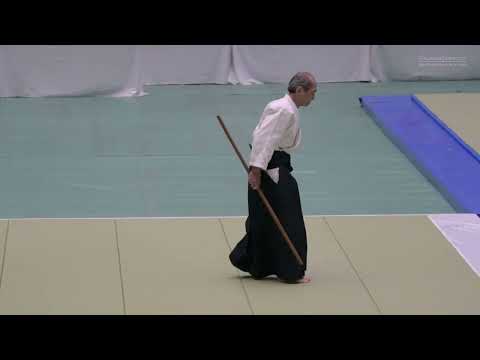 Hiroshi Tada Shihan - 61st All Japan Aikido Demonstration at the Nippon Budokan