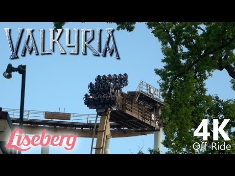 Valkyria - 4K UHD Off-Ride - Lieseberg - B&M Dive Coaster - Cinematic