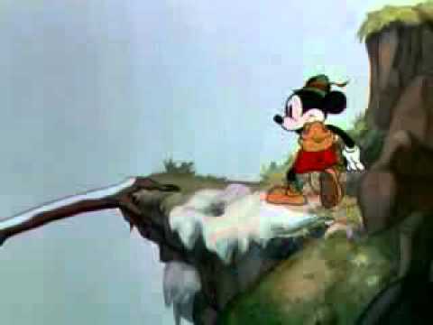 Mickey Cartoons Alpine Climbers    Walt Disney Cartoon Movie 1937