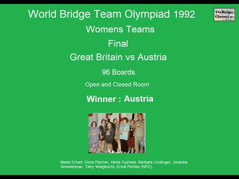 Olympiad 1992 - Womens Teams - Final - Great Britain vs Austria
