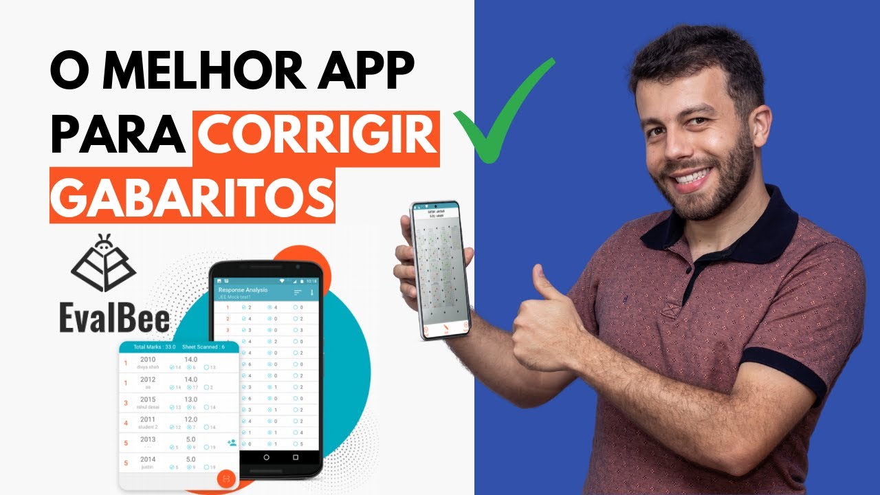 EVALBEE | O melhor Aplicativo Gratuito para CRIAR e CORRIGIR GABARITOS pelo celular