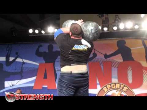 2012 Arnold Strongman Classic Event #2, The 255lb Dumbbell Press Overhead