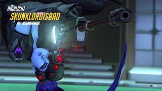 85 Eliminations with Widowmaker (World Record?) - Overwatch Competitive