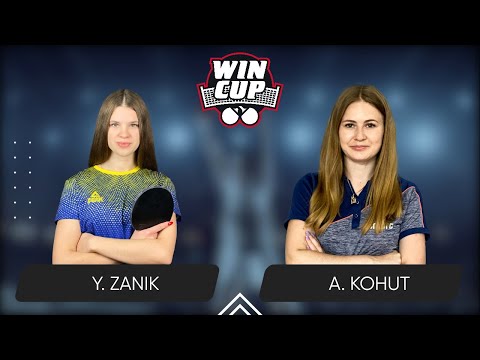 19:45 Yulianna Zanik - Alina Kohut West 4 WIN CUP 14.06.2024 | TABLE TENNIS WINCUP