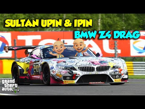 Sultan Upin punya mobil balap baru BMW Z4, Ipin Senang - GTA V Upin Ipin Episode Terbaru 385