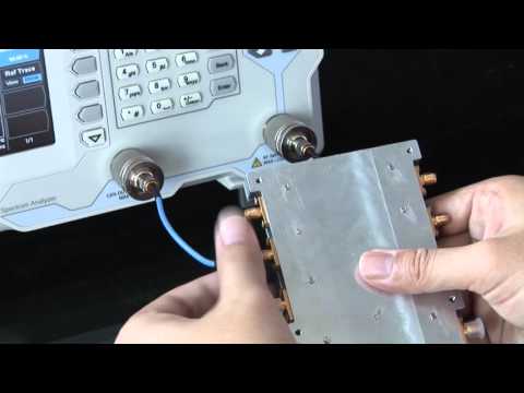 5. Zastosowanie analizatora widma RIGOL z funkcją generatora śledzącego