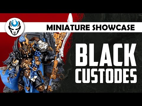 BLACK CUSTODES - LVL 5 MINIATURE SHOWCASE 4K