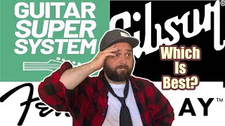 Fender Play vs. Guitar Super System vs. Gibson