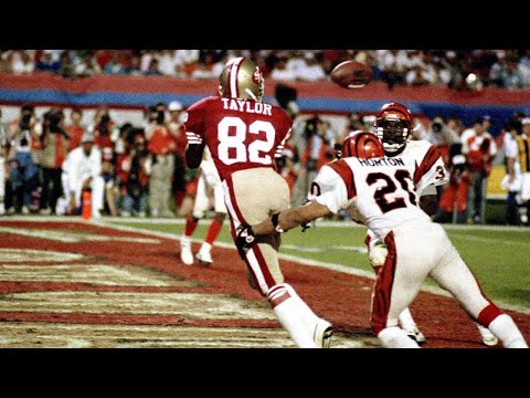 John Taylor Game Winning Touchdown Catch Super Bowl XXIII (1988)