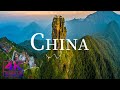 FLYING OVER CHINA ( 4K UHD ) • Stunning Footage, Scenic Relaxation Film with Calming Music