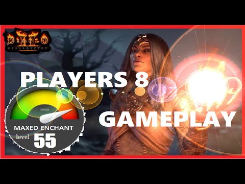 Demon Machine PLAYERS 8 - Enchant Sorceress destroys Chaos Sanctuary