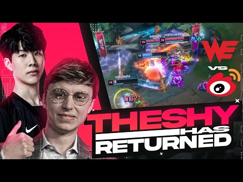 THE RETURN OF THESHY - WE VS WBG COSTREAM - CAEDREL