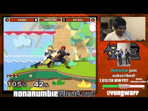 Spark (Sheik) vs S2J (C.Falcon) | Winner's Semis | Rona Rumble: West Coast XIII