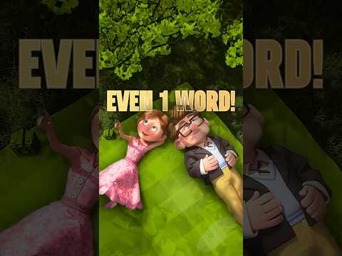 Carl never actually says a word to Ellie.