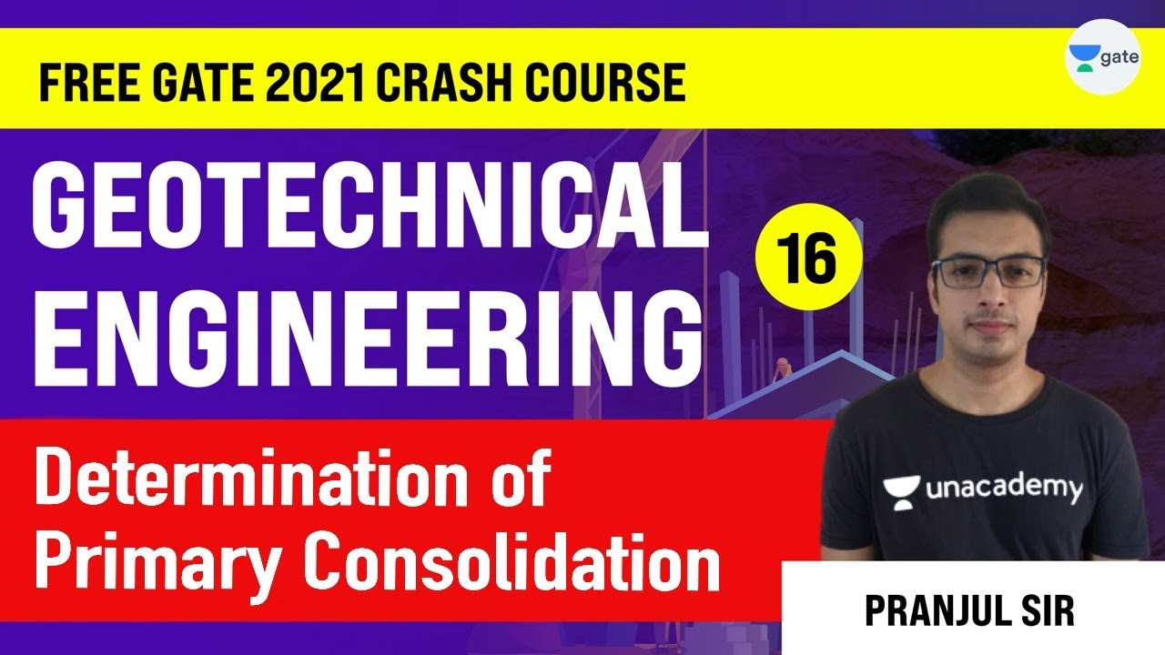 Determination of Primary Consolidation | Lec 16 | Crash Course | Geotechnical Engineering | GATE CE