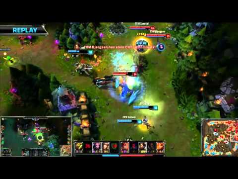 Awesome Turnaround by Tsm Bjergsen [TSM - CRS]