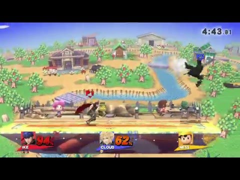 Smash 4 FZK|SlyJok3r [Ike] vs RF~D3King [Cloud]