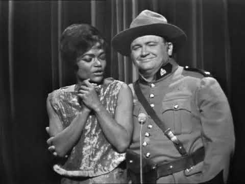 Eartha Kitt and Harry Secombe at The Royal Variety Performance 1962