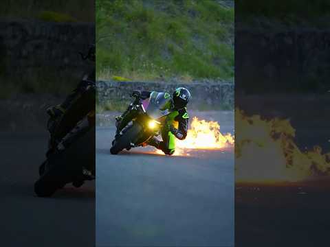 Kawasaki Ninja H2 Road Legal bikedrag race #shorts #viralshort #zx10r