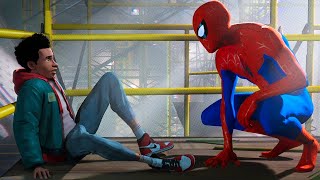 You're Like Me Miles Morales Meets Spider-Man - Spider-Man: Into the Spider-Verse (2018)