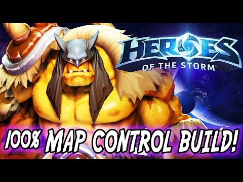 REXXAR, TOTAL MAP CONTROL BUILD - SOLO QUEUE SILLINESS - Heroes Of The Storm