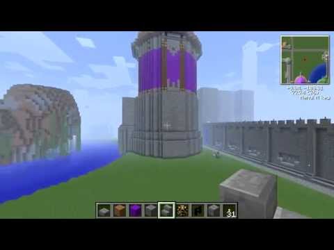 Mad Rabbit Gaming - Minecraft: Huge Mage Tower with airship docks [part 99 season 1]