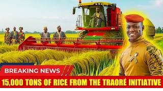 Shocking: President Ibrahim Traoré's initiative to produce 15,000 tons of rice changes history!