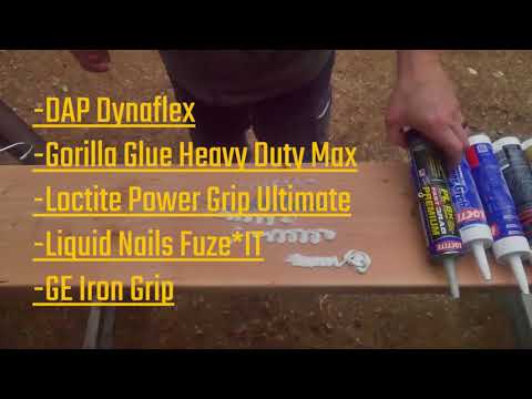 Construction Adhesive Tests