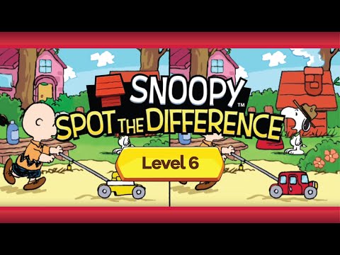 Snoopy Spot the Difference | Episode 1 | Level 6 | Normal