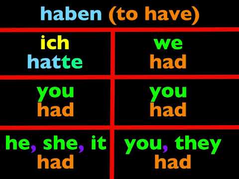 Let's Learn German! Lesson 180: imperfect of weak verbs