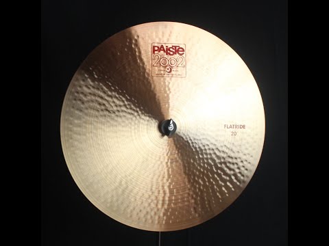 Paiste 20" 2002 Flat Ride - 2152g (video demo) image 2