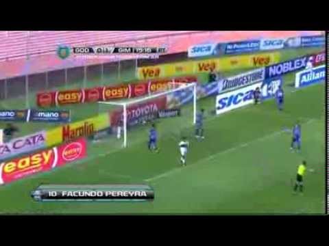 Gol Facundo Pereyra - Godoy Cruz 0 Vs Gimnasia 2 - Final 2014 - 5ta Fecha