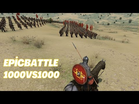 1000 Vlandians vs 1000 Empire Troops! | Bannerlord Epic Battle