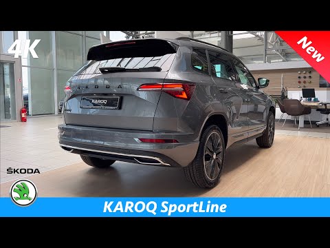 Škoda Karoq FL SportLine 2022 - FULL In-depth review in 4K | Exterior - Interior, (Graphite Gray)