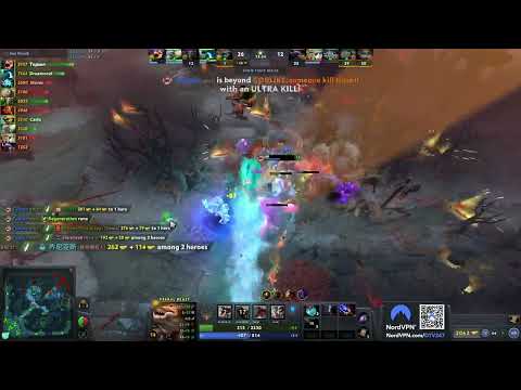 Topson Raid Boss 1v4 with primal beast aghs first item