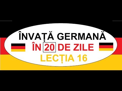 Invata Germana in 20 de ZILE | CURS COMPLET A1 | Lectia 16 - Das Perfekt