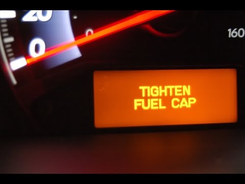 How to fix and what to expect on Honda Odyssey tighten fuel cap