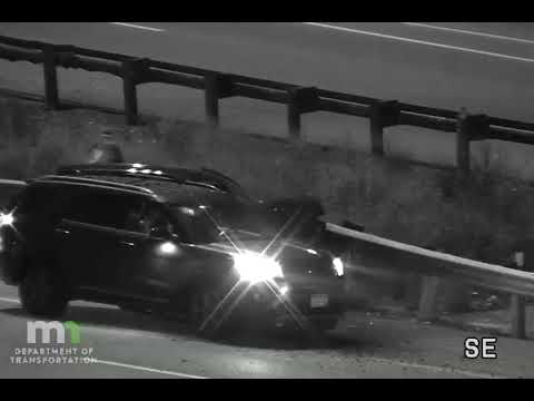 Minnesota: Driver Desperate To Avoid Exit, Crashes Into Guardrail & Comes To A Dead Stop Upon Impact