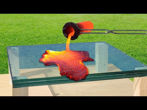 Experiment: LAVA vs BULLETPROOF GLASS