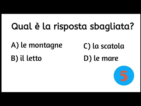 Can you pass this?/italian quiz#15/level A1/ gli articoli determinativi