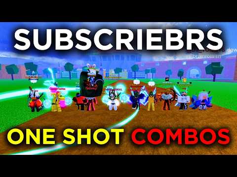 Blox Fruits RANKING Subscribers Best One Shot Combos