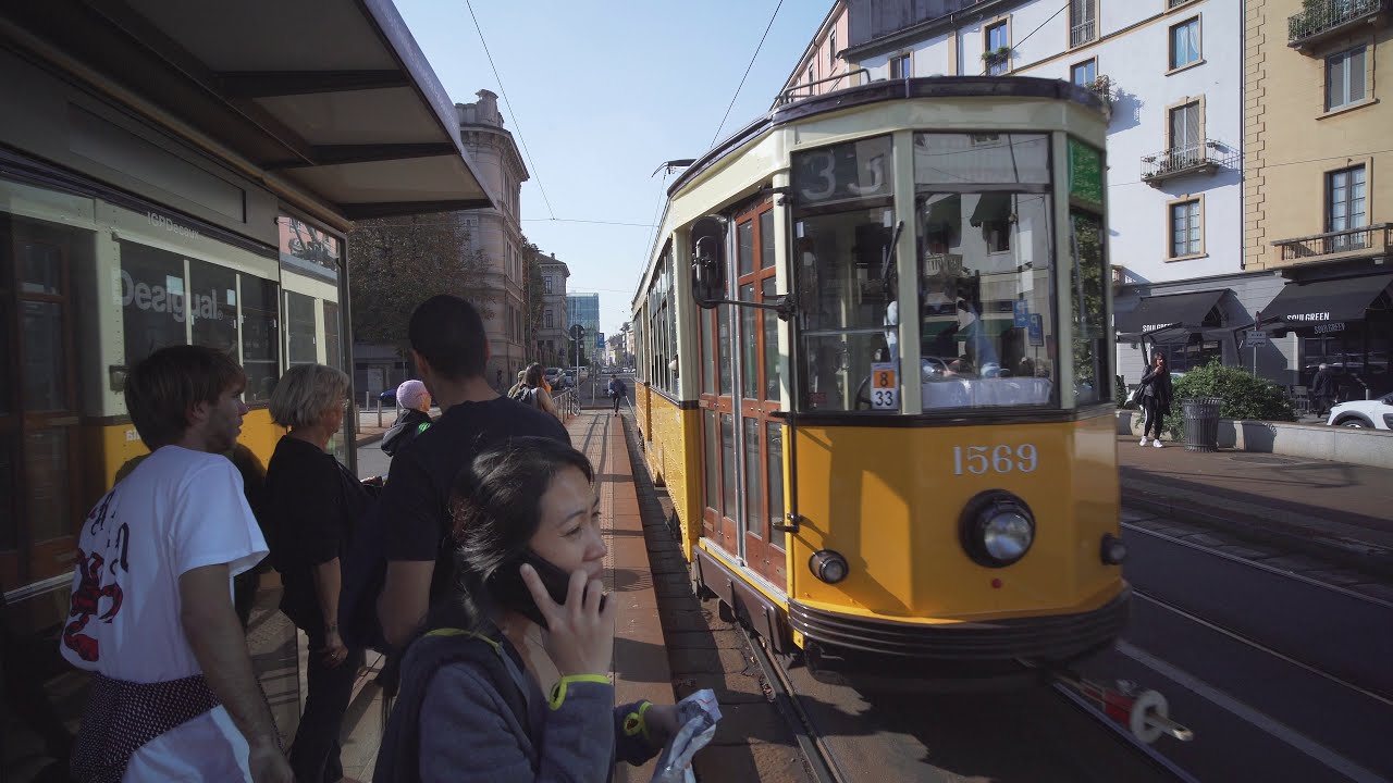 Watch Now Italy, Milan, tram 33 ride from P.le Principessa Clotilde (Osp. Fatebenefratelli) to Repubblica M3 Italy, Milan, tram 33 ride from P.le Principessa Clotilde (Osp. Fatebenefratelli) to Repubblica M3