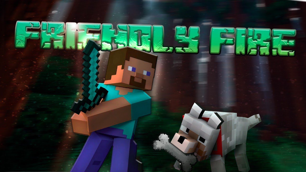 Friendly Fire mod in Minecraft