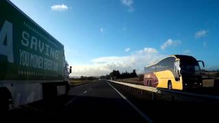 Winter Afternoon Drive From Dundee To Perth Perthshire Scotland