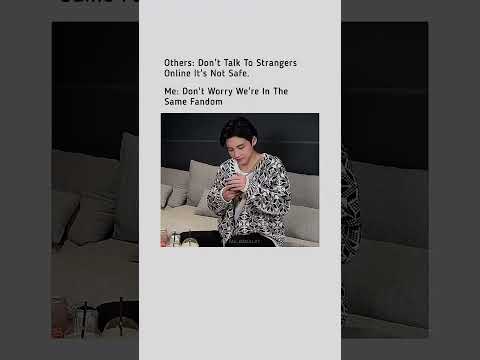 Don't talk to strangers Online it's not safe 😅🤞😥😂 #tae #Shorts #viral #bts #reel #v 💔🥰🤞💞